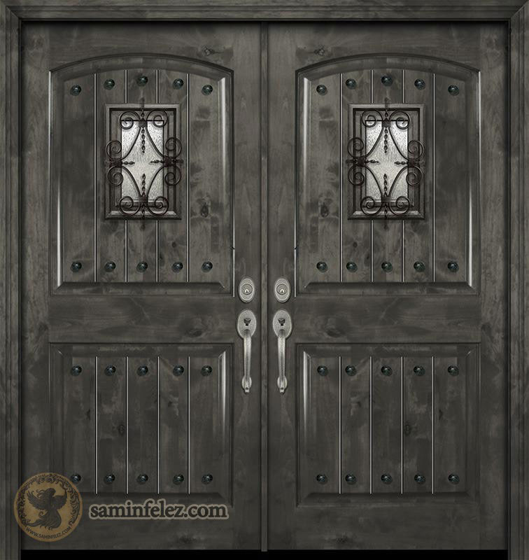 درب لابی آپارتمان وُدکسل (WoodCastle) کد SL-031